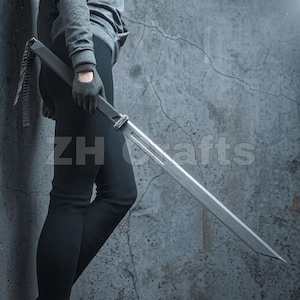 Handgefertigtes Ninja-Tanto-Schwert aus Stahl | Japanisches Katana | Tanto-Schwert | Geschenk für Trauzeugen | Vatertagsgeschenk | Halloween-Geschenk | Weihnachtsgeschenk