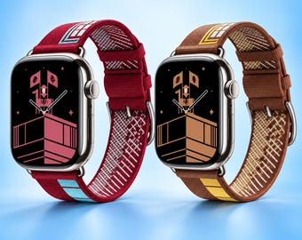 Braided Nylon Loop Band for Apple Watch Ultra 49mm, Adjustable Strap Series 11 10 9 8 7 SE 45mm 44mm 42mm 41mm 40mm