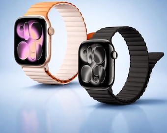 Magnetic Silicone Watch Band for Apple Watch Ultra 3/2/1, Series 11/10-1 SE (38mm-49mm) - Flexible iWatch Sport Strap for Men & Women