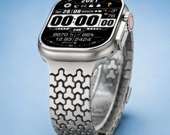 Magnetic Stainless Steel Apple Watch Band, Luxury Metal Strap for Ultra 2 49mm, Series 11 10 9 8 7, 46mm 45mm 44mm 41mm 40mm iWatch Band
