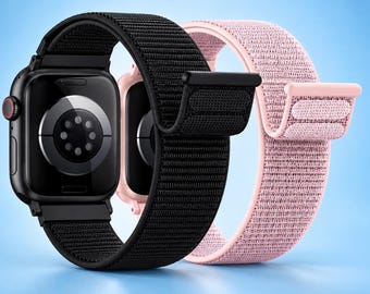 Braided Nylon Apple Watch Band: Adjustable, Durable iWatch Strap