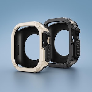 Premium Apple Watch Case | All Series (Ultra 2, 10-4) | Tough TPU+PC Bumper | 49mm to 40mm | Durable iWatch Screen Protector Friendly Cover