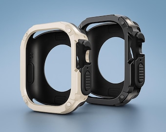 Premium Apple Watch Case | All Series (Ultra 2, 10-4) | Tough TPU+PC Bumper | 49mm to 40mm | Durable iWatch Screen Protector Friendly Cover