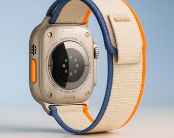 Trail Loop Nylon Apple Watch Band Ultra 3 2 1 Strap, 49mm 45mm 44mm 42mm 41mm 40mm 38mm, Series 11 10 9 8 7 6 5 4 3