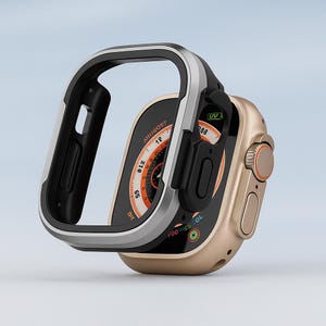 Robustes Apple Watch Ultra 2 Gehäuse 49 mm | Aluminiumlegierung & TPU-Stoßfänger | iWatch Series 9 8 7 6 SE 5 Hülle | Stoßfester Metallrahmen