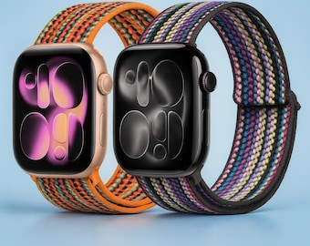 Nylon Loop Apple Watch Band: Breathable Sport Strap