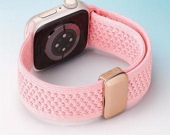 Braided Magnetic Nylon Apple Watch Band: iWatch Series SE/6-Ultra 2