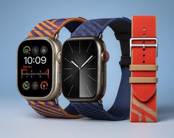 Rugged Nylon Apple Watch Band Ultra & All Series | Adjustable Sport Loop for Men Women | iWatch 38mm to 49mm | Durable Replacement Strap