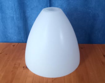 Medium-Large Pendant Shade White Matte Glass Mounting Hole 1.71" (1 3/4")