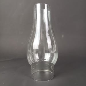 Vintage Oil Lamp Chimney Traditional Clear Glass in Various Sizes Sold Individually image 3