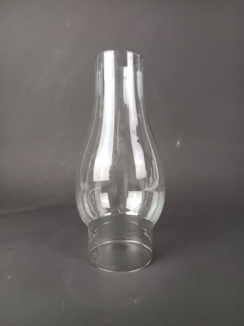 Vintage Oil Lamp Chimney Traditional Clear Glass in Various Sizes Sold Individually image 3
