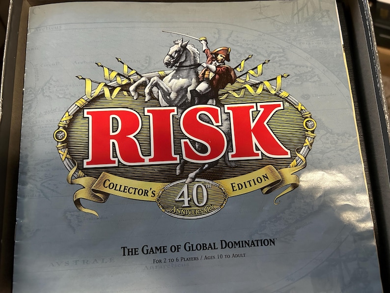 All Risk Game Editions Risk 40th Anniversary Collector's Edition (1999) - Very Rare - Etsy
