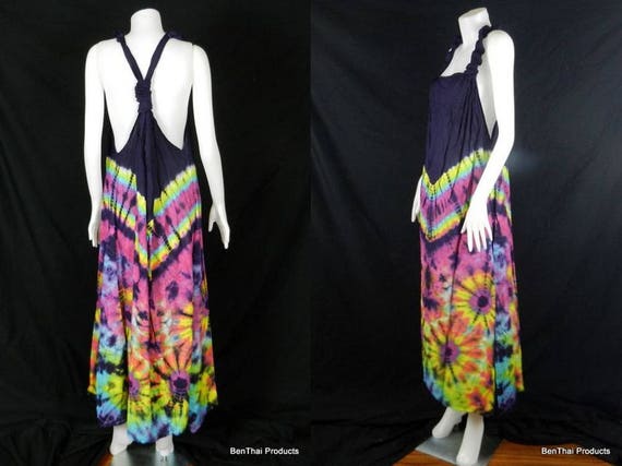 Tie Dye Handmade Hippie Gypsy Bohemian Women's Vest Maxi | Etsy