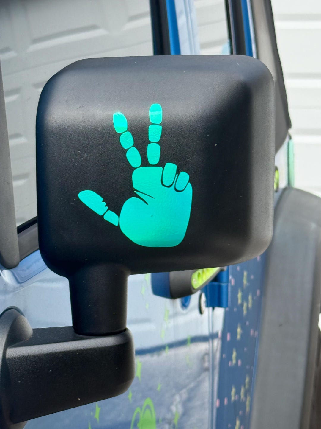 Peace Sign Wave Decal - Etsy