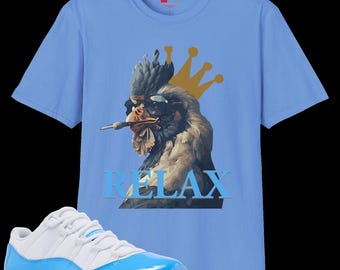 Jordan 11 Retro Low UNC 2026 - Tshirt assorti | T-shirt bleu basketball Basketball Heritage Streetwear Carolina