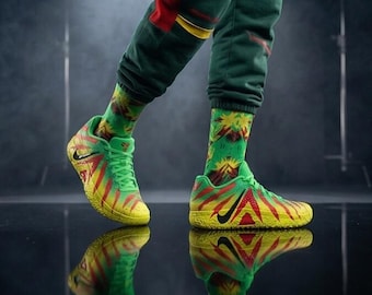 Calcetines a juego Jurassic Park x Ja 3 Explorer / Ropa urbana de baloncesto prehistórica