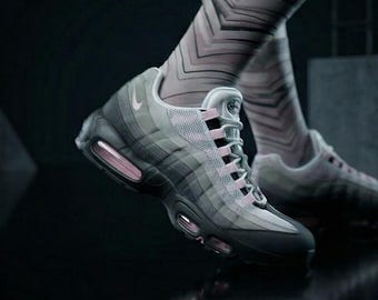 Calcetines Air Max 95 rosas de espuma a juego / Calcetines estilo streetwear de los 90