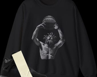 Sweat assorti Jordan 4 Retro Black Cat | Streetwear de basket-ball