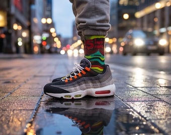 Crew Socks Nike Air Max 95 Big Bubble PRM pour Homme | Rave Énergie de l'an 2000