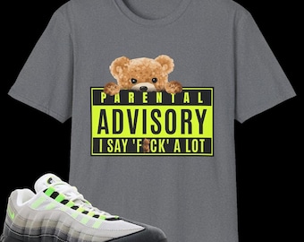 T-shirt assorti Air Max 95 Big Bubble Neon | Plan technique de l'an 2000 pour la rue Streetwear