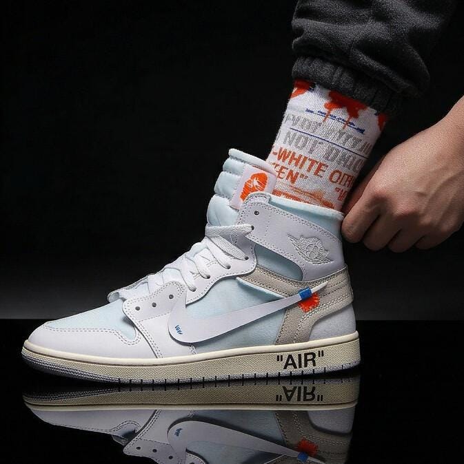 Off White Jordan 1 - Etsy