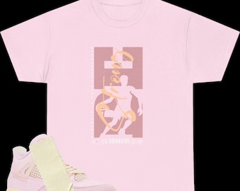 -shirt assorti Wmns Jordan 4 Retro Iced Carmine | Basketball rose streetwear mode urbaine