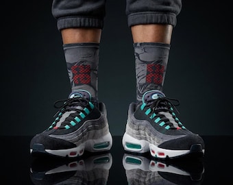 Calcetines Nike Air Max 95 Greedy a juego / Mezcla de ropa urbana Chaotic Collector