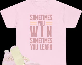 Tshirt assorti Wmns Jordan 4 Retro Iced Carmine | Streetwear de basket-ball rose