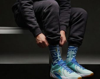 Calcetines Jordan Tatum 4 Offseason a juego / Calcetines de baloncesto estilo streetwear Training Grind