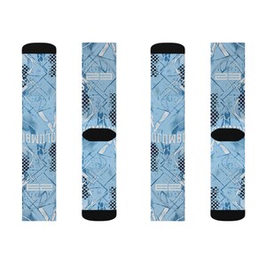 ジョーダン11レトロ コロンビアレジェンドブルー 2024 クルーソックス付き | UNCカロライナブルー ストリートウェア 画像 9