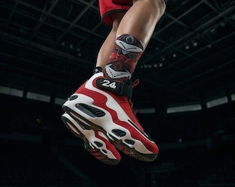 Calcetines Nike Air Griffey Max 1 Cincinnati Reds a juego / Ropa urbana de estilo béisbol