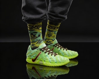 Calcetines Ja 3 Zombie a juego / Ropa urbana de baloncesto Toxic Horror