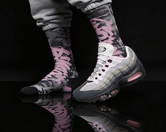 Calcetines Air Max 95 Pink Foam a juego / Ropa urbana técnica