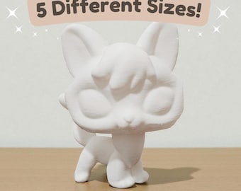 Zorro de Littlest Pet Shop (LPS) - Muñeco con cabeza personalizada - Bambu Lab A1