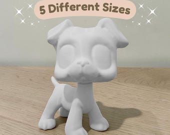 Littlest Pet Shop LPS Gran Danés con Orejas Caídas - Cabeza con Movimiento Personalizado - Bambu Lab A1