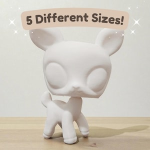 Ciervo de Littlest Pet Shop (LPS) - Muñeco con cabeza personalizada - Bambu Lab A1
