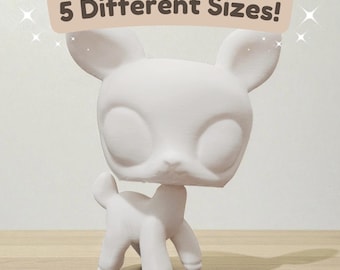 Ciervo de Littlest Pet Shop (LPS) - Muñeco con cabeza personalizada - Bambu Lab A1