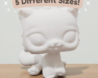 Littlest Pet Shop LPS Persian Cat - Custom Head Bobble - Bambu Lab A1