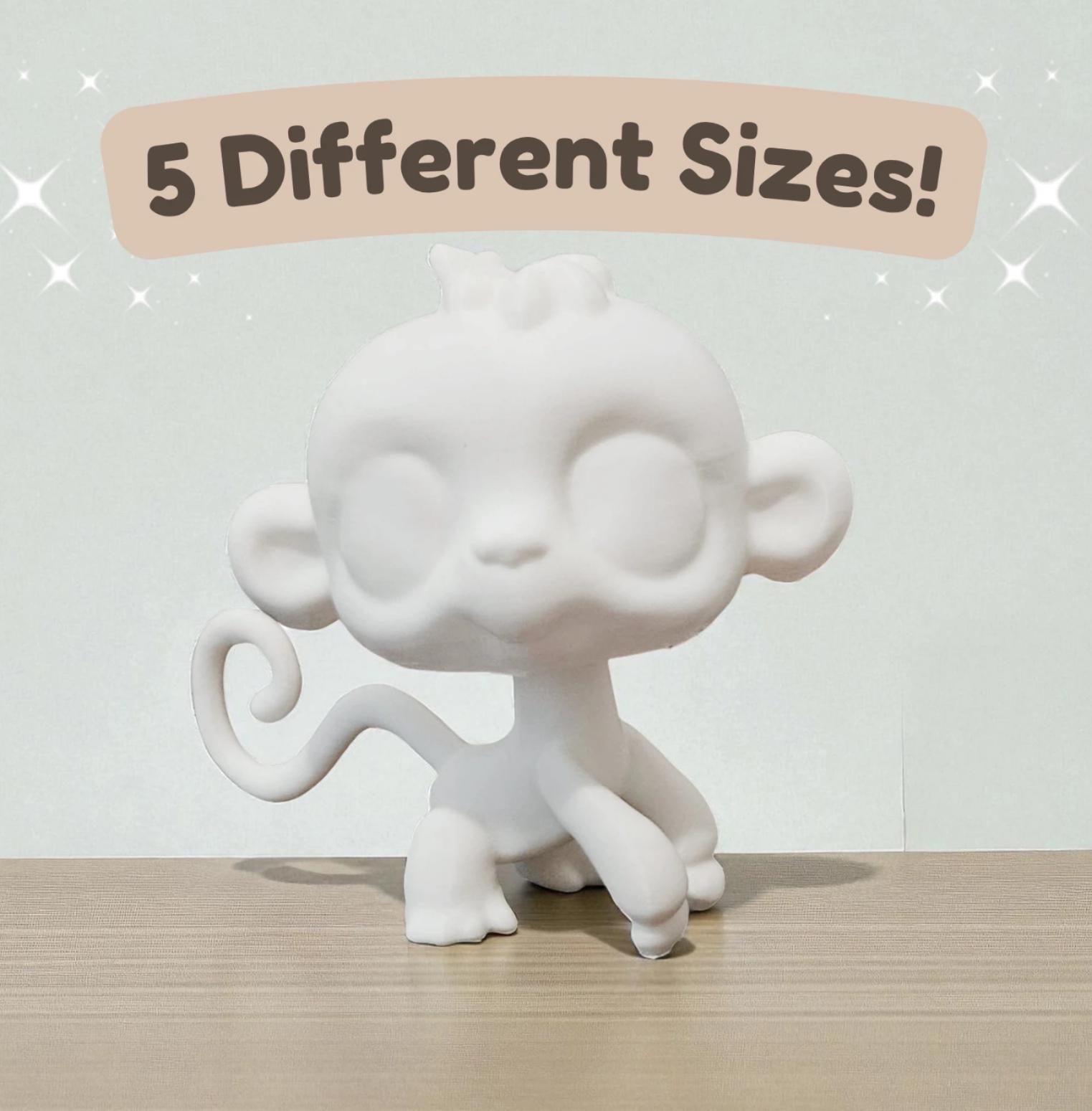 Figurine My Littlest Pet Shop LPS Hasbro - Singe/Gorilla N°1737, Occasion, Pour Collection