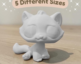 Littlest Pet Shop LPS Gatito #740 - Cabeza articulada personalizada - Bambu Lab A1