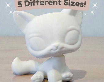 Littlest Pet Shop LPS Shorthair Cat Sitting - Custom Head Bobble - Bambu Lab A1