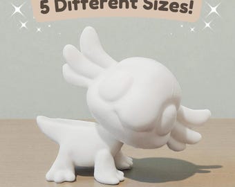 Figura de ajolote de Littlest Pet Shop (LPS) - Muñeco con cabeza personalizada - Bambu Lab A1
