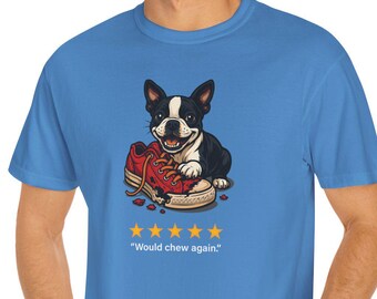 Boston Terrier Puppy T-shirt, Dog Lover Gift