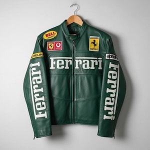 Leather ferrari jacket - Etsy 日本