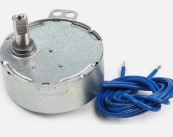 Replacement Pump Motor for Vintage 16" Rain Lamp. Synchronous 30-36 RPM 110V AC
