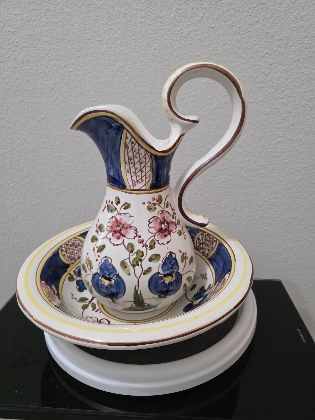 Ceramic Iris Pitcher - Etsy display picture 1