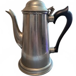Stieff Pewter Coffee Pot / Teapot - Model P1-22 with ATC Shield Mark