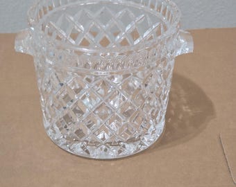Mini cubitera vintage Shannon Crystal Dublin de Godinger Cut Glass de 5 pulgadas.