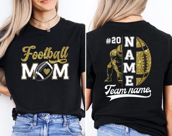 Custom Football Team SVG: Personalized Game Day Shirt Design (Digital Download)