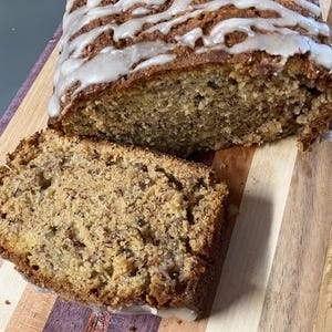 Homemade Banana Bread Loaf